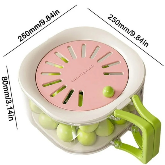 Colorful Kitchen Vegetable Chopper - Picture 3 of 3